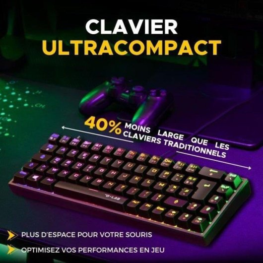 Pack Teclado y Ratón The G-lab COMBO TITAN Gaming Mecánico
