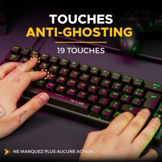 Pack Teclado y Ratón The G-lab COMBO TITAN Gaming Mecánico