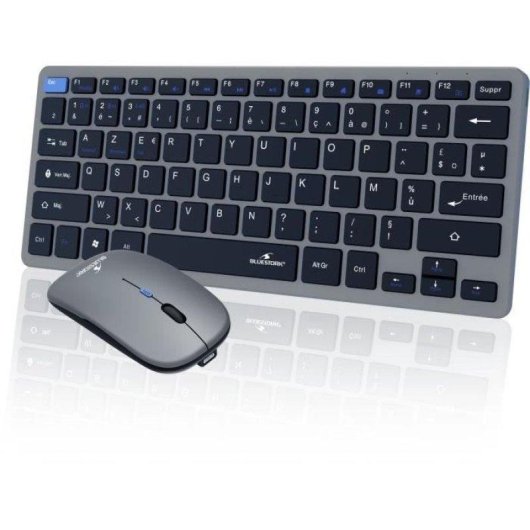 Pack Teclado y Ratón Bluestork Mini Pack Slim Inalámbrico