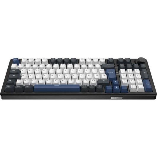 Teclado The G-lab KEYZ Elite 400 HE Gaming Magnético 96% RGB Negro y azul AZERTY