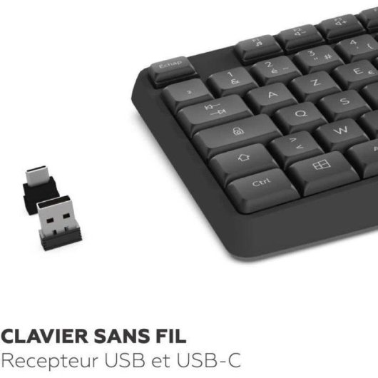 Clavier Mobility Lab Deluxe Wireless AZERTY Noir