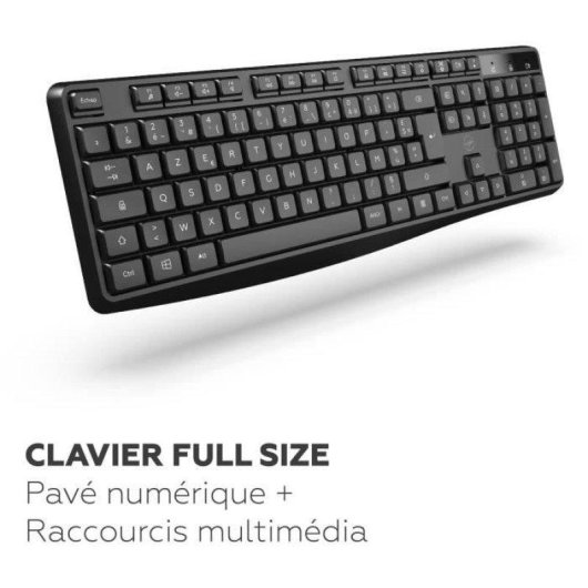 Clavier Mobility Lab Deluxe Wireless AZERTY Noir