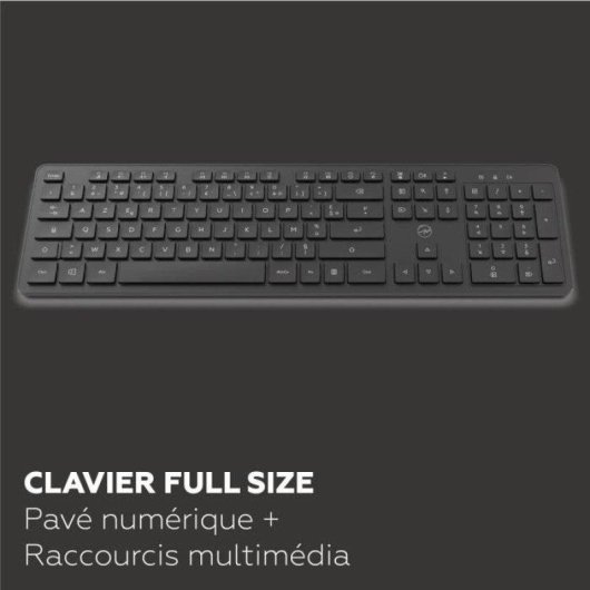 Clavier Mobility Lab Premium Wireless AZERTY Noir