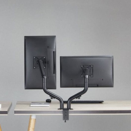 Oplite Mt10 Support Moniteur Double Bras Articulé Bureau 17 à 32" VESA 75x75 à 100x100 Max 8Kg