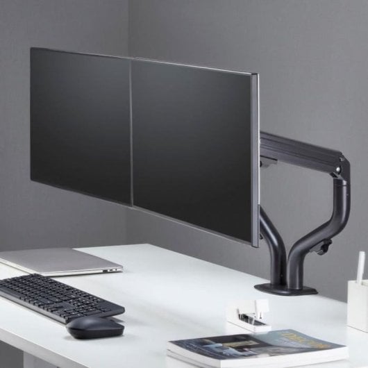 Oplite Mt10 Support Moniteur Double Bras Articulé Bureau 17 à 32" VESA 75x75 à 100x100 Max 8Kg