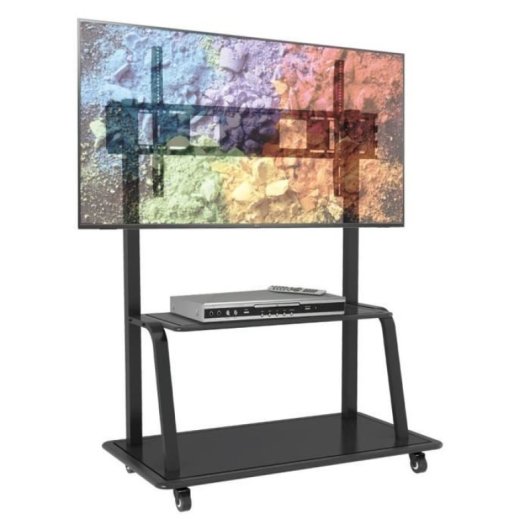 Techly ICA-TR30 Mobiele TV-stand 55 tot 100" VESA 1200x600 Max 140Kg