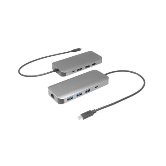 Station d'accueil WE USB-C 9 Ports 4K 60Hz 100W Gris