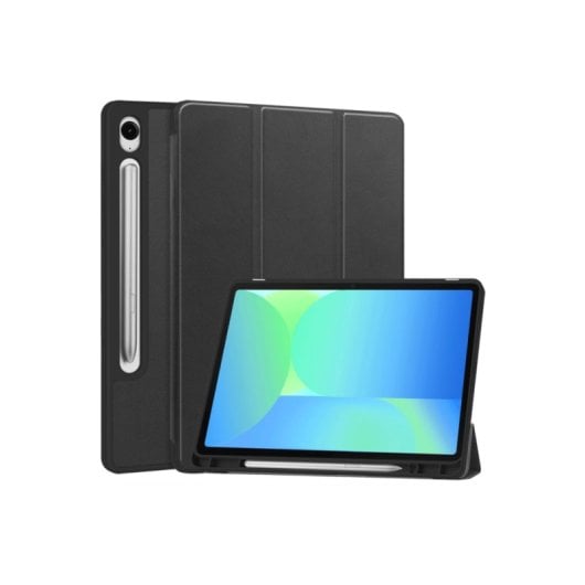 Étui tablette Samsung Galaxy Tab S10 Lite FE noir porte-stylet