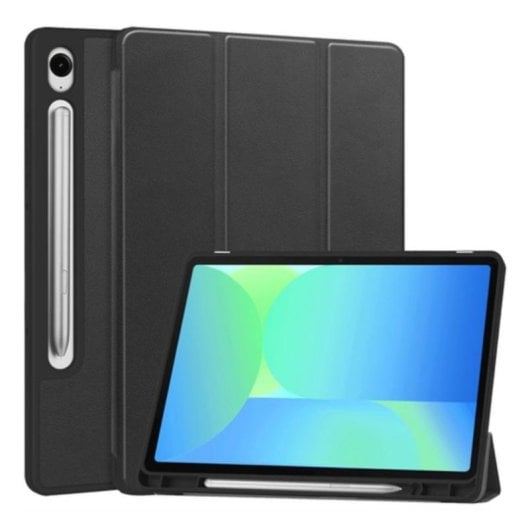 Étui tablette Samsung Galaxy Tab S10 Lite FE noir porte-stylet