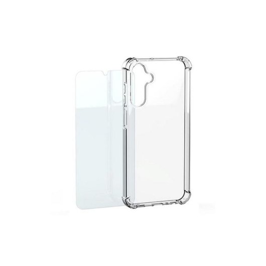 Custodia Samsung Clear Cover trasparente con vetro temperato per Galaxy S26