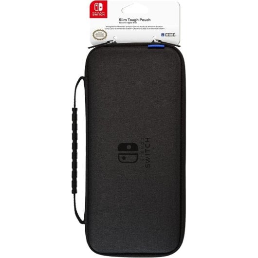 Capa rígida HORI Slim Tough para Nintendo Switch e Switch OLED preta