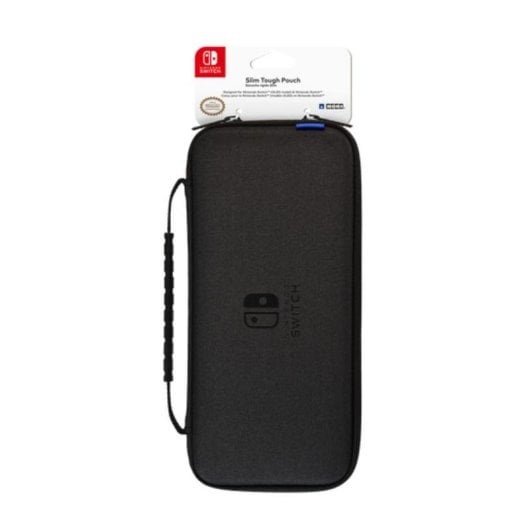 Capa rígida HORI Slim Tough para Nintendo Switch e Switch OLED preta