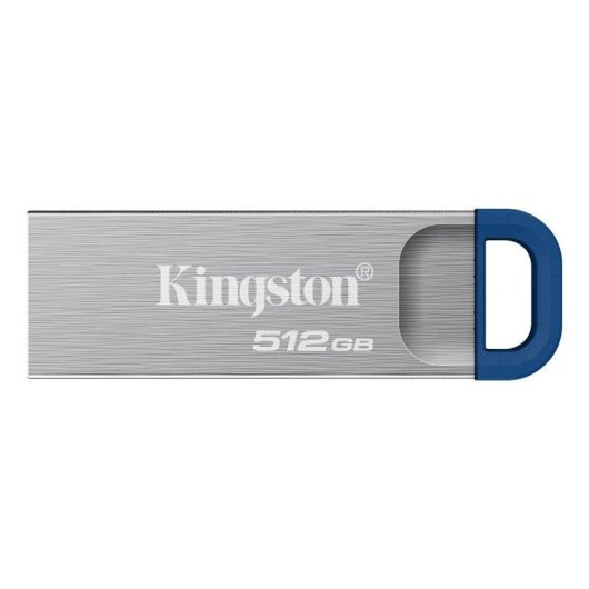 Unidad flash USB Kingston DataTraveler Kyson 512 GB 220 MB/s metálica