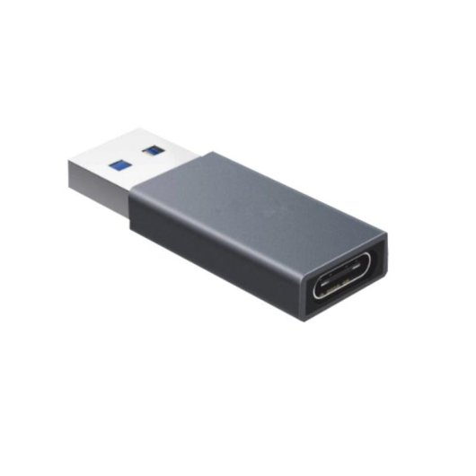 Adaptateur Silver HT Logan A USB A 3.0 vers USB C Gris