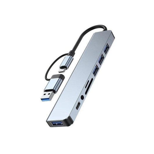 Hub USB-C 8 em 1 Orysin Alumínio