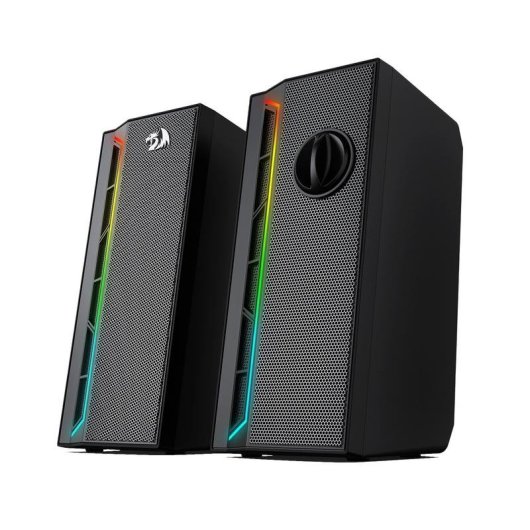 Haut-parleurs Redragon stéréo USB jack 3,5 mm 6 W avec éclairage RGB