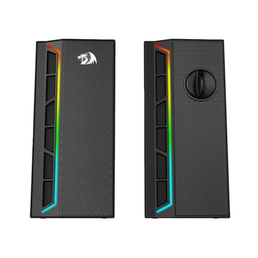 Haut-parleurs Redragon stéréo USB jack 3,5 mm 6 W avec éclairage RGB