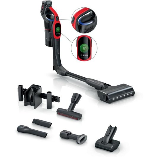 Akku Staubsauger Bosch BCS1041PET 23,5W 80 Min Haustier 0,4L Schwarz Rot