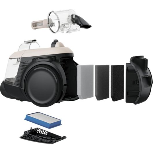 Aspirateur sans sac Electrolux EL61H4SW 700W 1,6 L noir et blanc