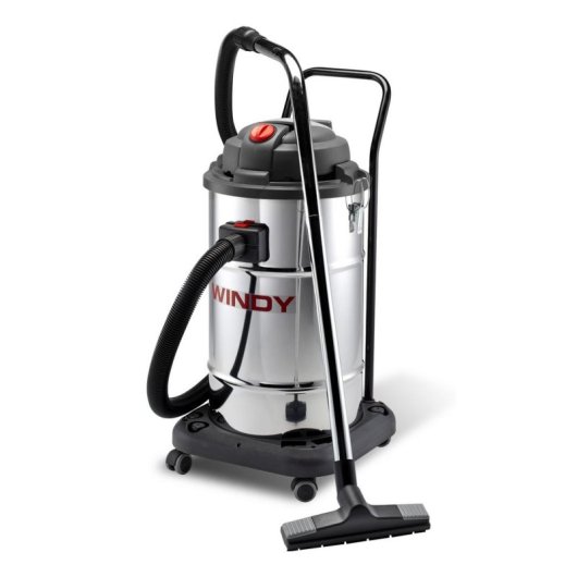 Aspiradora industrial LAVOR Windy 165 IF 1400 W Seco y húmedo 65 L Negro y plata