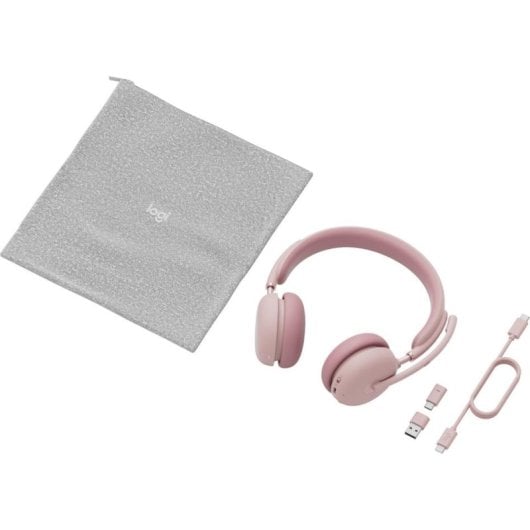 Logitech Zone Wireless 2 Bluetooth Kopfhörer mit Aktiver Geräuschunterdrückung Rosa