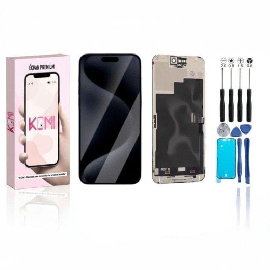 Ecran KOMI iPhone 15 Pro Max LCD complet avec outils