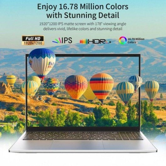 Ordinateur portable Auusda T161n 16" Intel Core i3-1000NG4 16Go 1To SSD Intel Iris Plus Windows 11 Pro Français