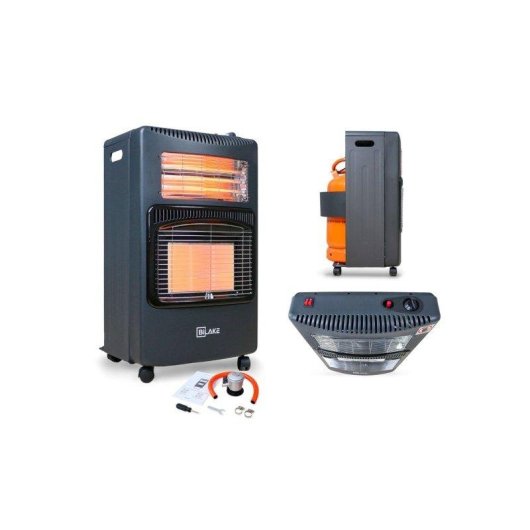 Calefactor de gas y eléctrico Bilake 4.200 W plegable
