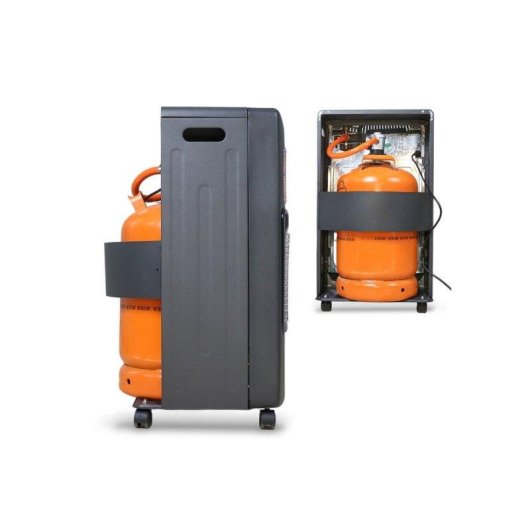 Calefactor de gas y eléctrico Bilake 4.200 W plegable