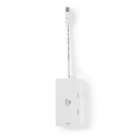 Kabeladapter Mini DisplayPort Nedis zu HDMI 2.0, DVI-D und VGA 4K