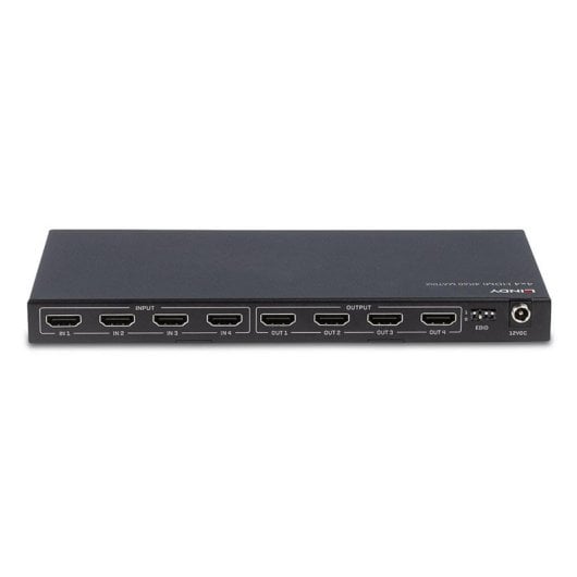 Matrice HDMI Lindy 38152 4 x 4 4K HDCP 2.2 avec telecommande