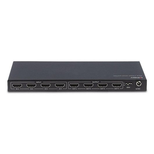 Matrice HDMI Lindy 38152 4 x 4 4K HDCP 2.2 avec telecommande