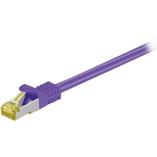 Netzwerkkabel Goobay RJ-45 CAT7 0,25 m S/FTP Lila