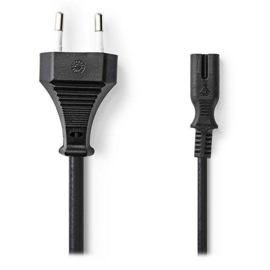 Cable d'alimentation Nedis CEGL11040BK20 2 m Noir