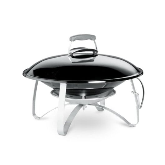 Cheminée à bois Weber 2750 portable extérieur noire acier inoxydable