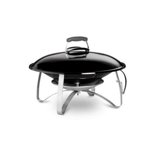 Cheminée à bois Weber 2750 portable extérieur noire acier inoxydable