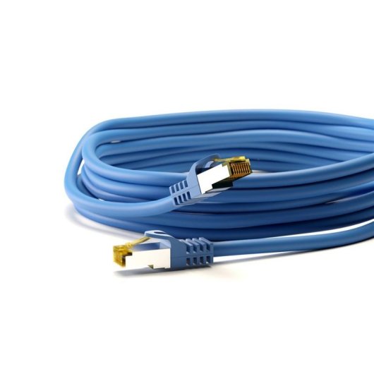 Netzwerkkabel Goobay Cat7 10 m S/FTP RJ-45 Blau