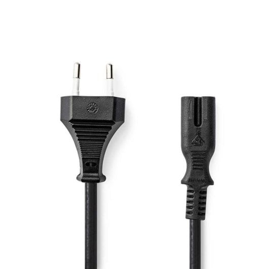 Câble d'alimentation Nedis CEGL11040BK05 C7 0,5 m 250 V noir