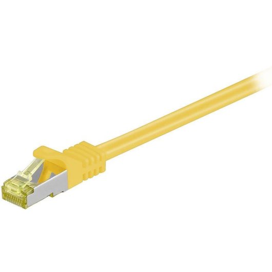 Netzwerkkabel Goobay RJ-45 CAT7 1 m S/FTP geschirmt gelb