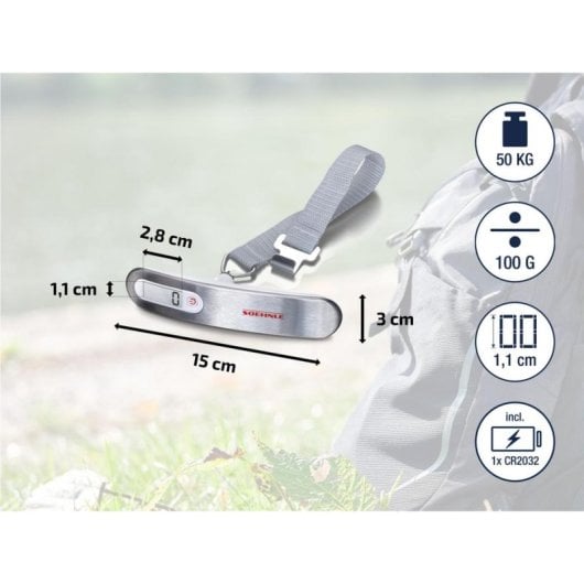 Balance de bagage Soehnle Travel électronique 50 kg écran LCD