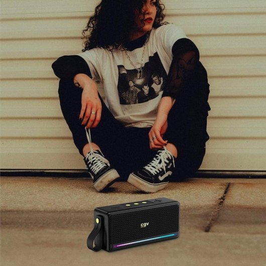Enceinte CGV SolidVibe Max Bluetooth 20W portable avec FM et IP67
