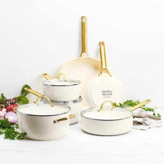 Batteria da cucina GreenPan Padova Reserve ceramica induzione 10 pezzi