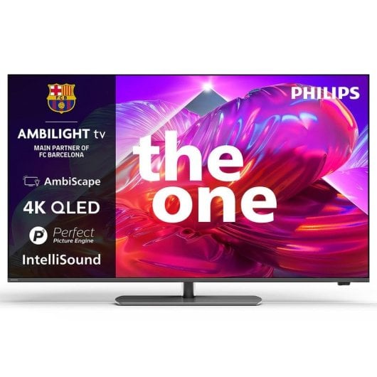 TV Philips QLED 55PQS9001 55" 4K UltraHD 120Hz Smart TV Titan OS HDR10+ Ambilight