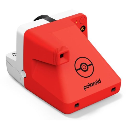 Camera instantanea Polaroid Now Gen 3 Flash Pokemon Pokeball Preta