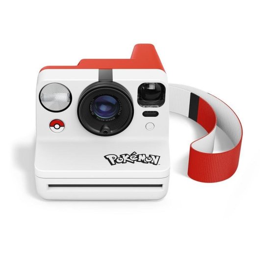 Camera instantanea Polaroid Now Gen 3 Flash Pokemon Pokeball Preta