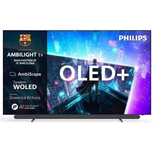TV Philips OLED 48OLED911 48" 4K 120Hz Smart TV Titan OS Dolby Vision Ambilight