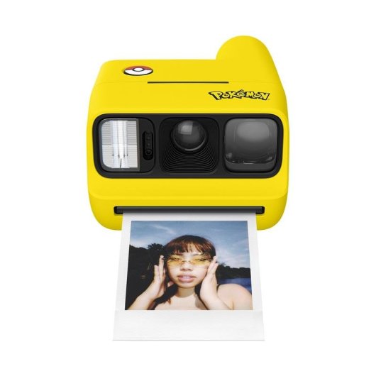 Cámara instantánea Polaroid Go Gen 3 Flash Pokémon Pikachu Amarilla y negra