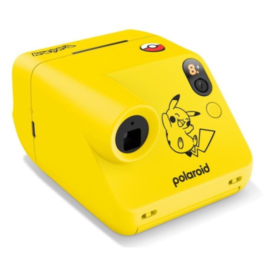 Cámara instantánea Polaroid Go Gen 3 Flash Pokémon Pikachu Amarilla y negra