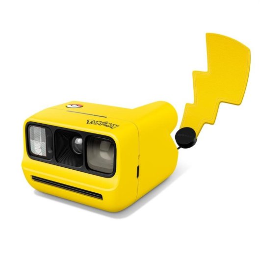 Cámara instantánea Polaroid Go Gen 3 Flash Pokémon Pikachu Amarilla y negra
