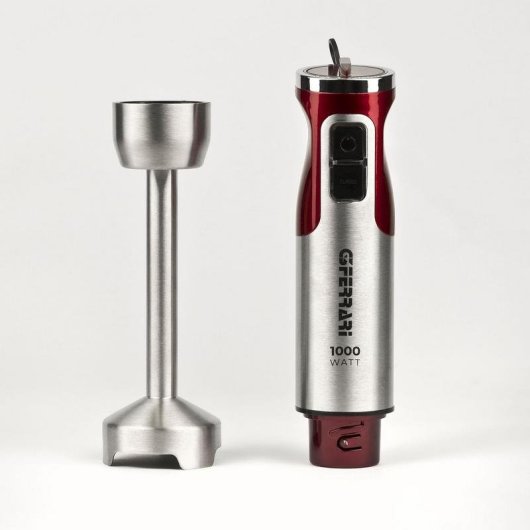 Batidora de inmersión G3 Ferrari Antelao 1000 W 8 velocidades Rojo Acero inoxidable